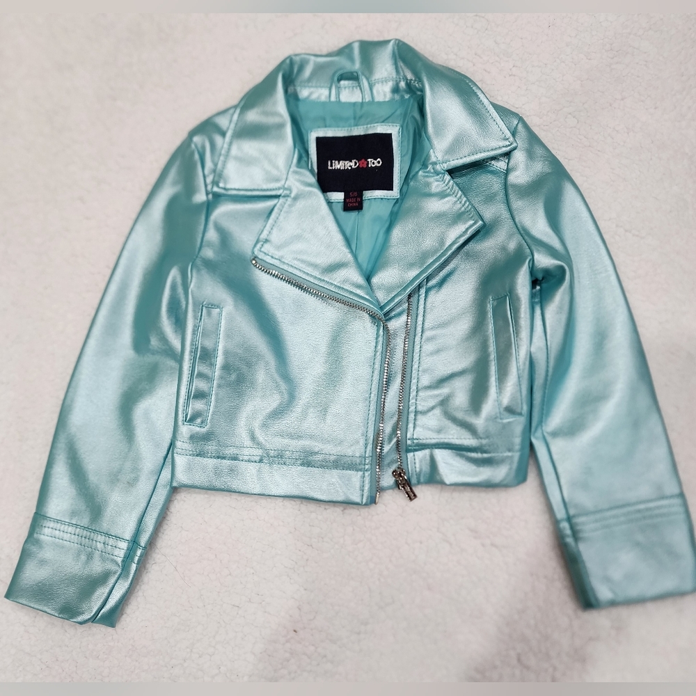 Girls Limted Too Faux Leather Jacket